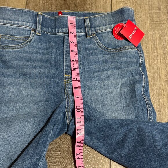 NWT SPANX Flare Leg Jeans #20456 Size Small Vintage Indigo - Picture 8 of 13